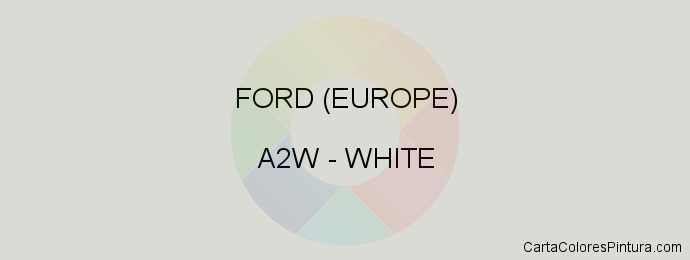 Pintura Ford (europe) A2W White