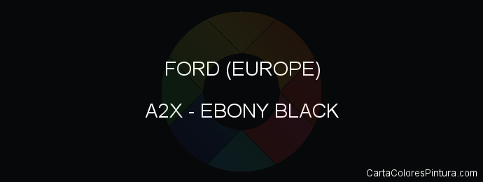 Pintura Ford (europe) A2X Ebony Black