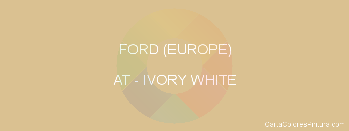 Pintura Ford (europe) AT Ivory White