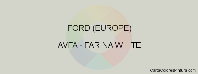Pintura Ford (europe) AVFA Farina White