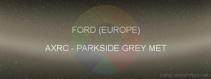 Pintura Ford (europe) AXRC Parkside Grey Met