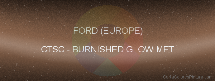 Pintura Ford (europe) CTSC Burnished Glow Met.