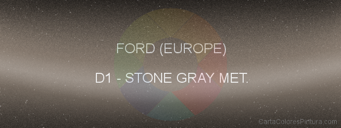 Pintura Ford (europe) D1 Stone Gray Met.