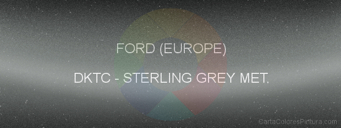 Pintura Ford (europe) DKTC Sterling Grey Met.