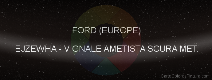 Pintura Ford (europe) EJZEWHA Vignale Ametista Scura Met.