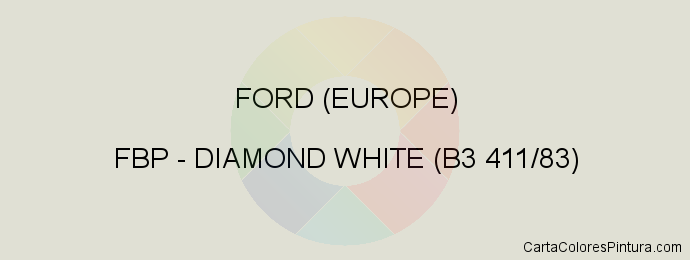 Pintura Ford (europe) FBP Diamond White (b3 411/83)
