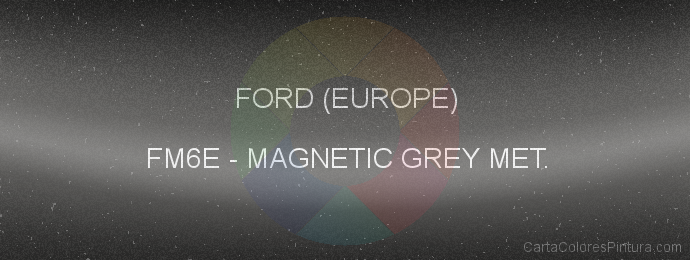 Pintura Ford (europe) FM6E Magnetic Grey Met.