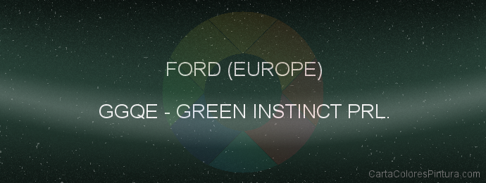 Pintura Ford (europe) GGQE Green Instinct Prl.