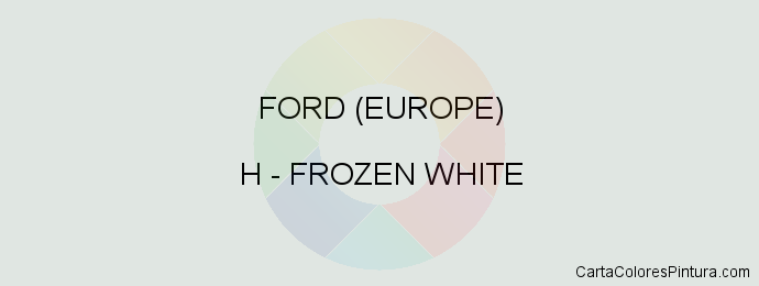 Pintura Ford (europe) H Frozen White