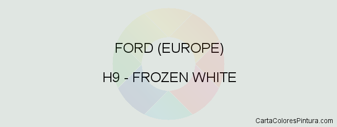 Pintura Ford (europe) H9 Frozen White