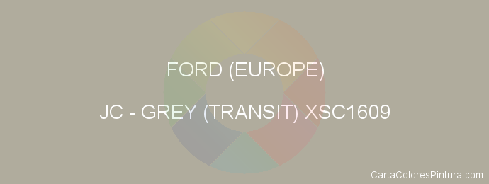 Pintura Ford (europe) JC Grey (transit) Xsc1609