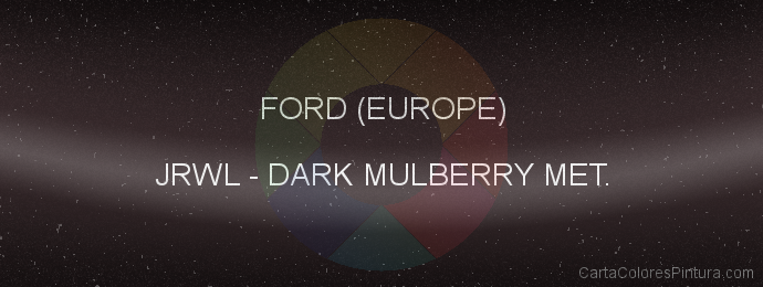 Pintura Ford (europe) JRWL Dark Mulberry Met.