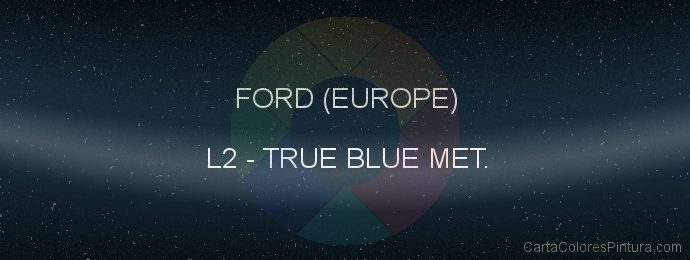 Pintura Ford (europe) L2 True Blue Met.