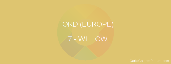 Pintura Ford (europe) L7 Willow