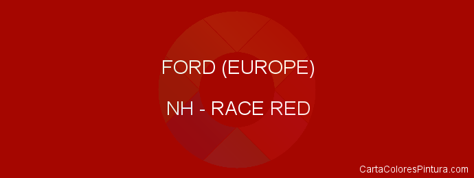 Pintura Ford (europe) NH Race Red