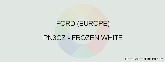 Pintura Ford (europe) PN3GZ Frozen White