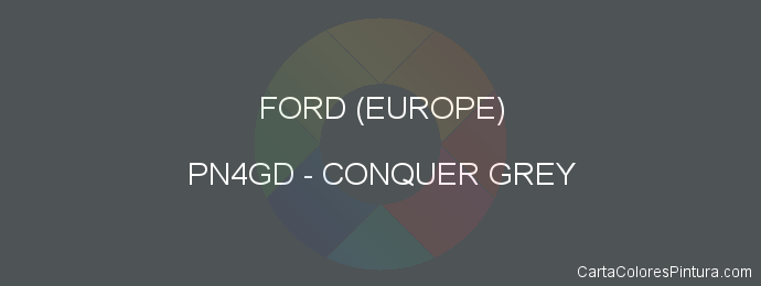 Pintura Ford (europe) PN4GD Conquer Grey