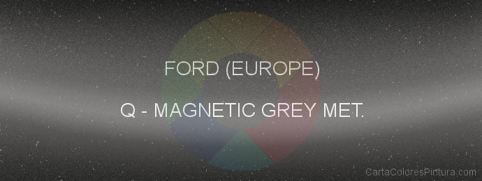 Pintura Ford (europe) Q Magnetic Grey Met.