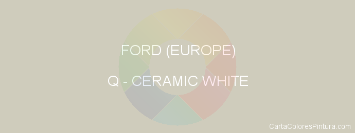 Pintura Ford (europe) Q Ceramic White
