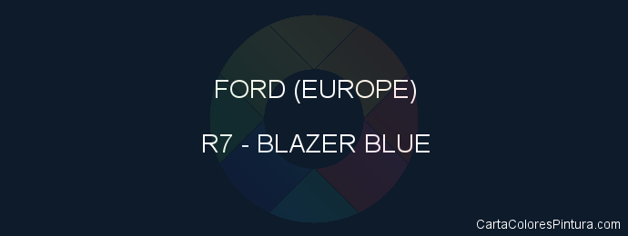 Pintura Ford (europe) R7 Blazer Blue