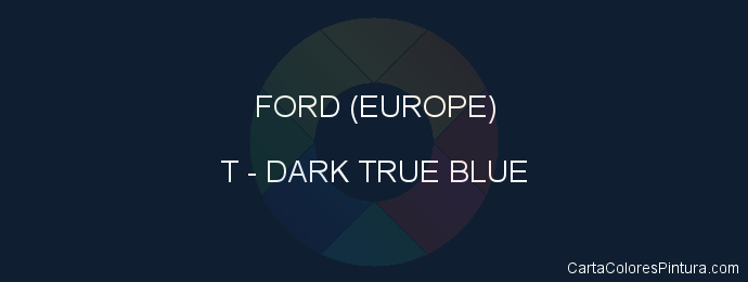 Pintura Ford (europe) T Dark True Blue