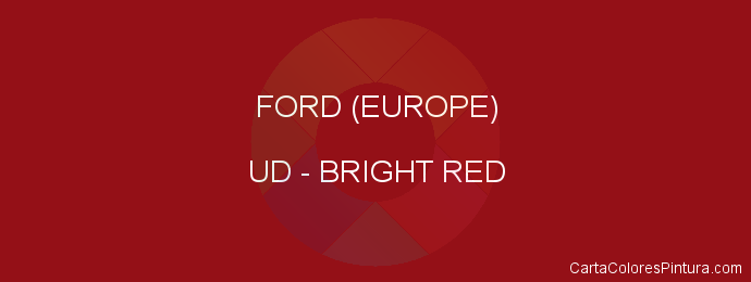 Pintura Ford (europe) UD Bright Red