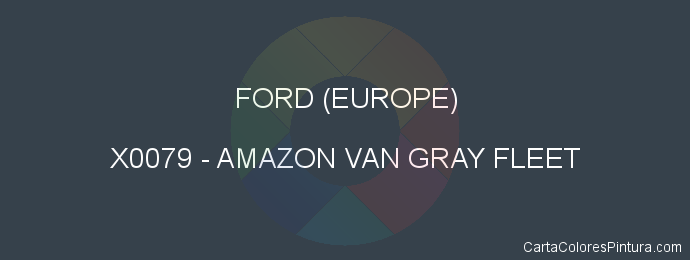 Pintura Ford (europe) X0079 Amazon Van Gray Fleet