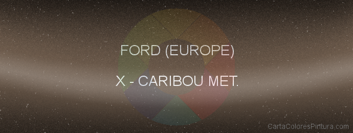 Pintura Ford (europe) X Caribou Met.