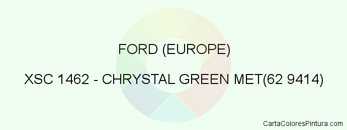 Pintura Ford (europe) XSC 1462 Chrystal Green Met(62 9414)