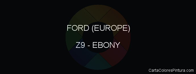 Pintura Ford (europe) Z9 Ebony
