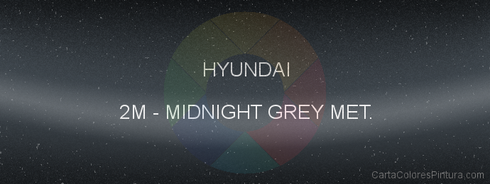 Pintura Hyundai 2M Midnight Grey Met.