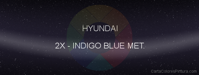 Pintura Hyundai 2X Indigo Blue Met.