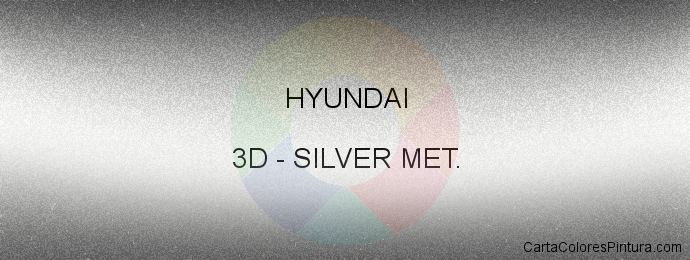 Pintura Hyundai 3D Silver Met.