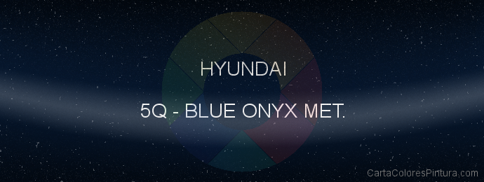 Pintura Hyundai 5Q Blue Onyx Met.