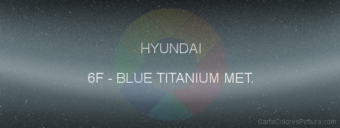 Pintura Hyundai 6F Blue Titanium Met.