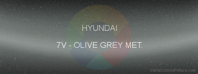 Pintura Hyundai 7V Olive Grey Met.