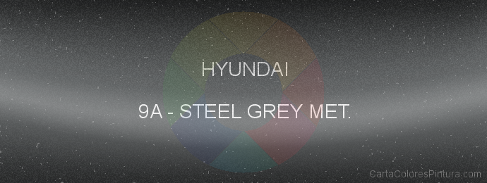 Pintura Hyundai 9A Steel Grey Met.