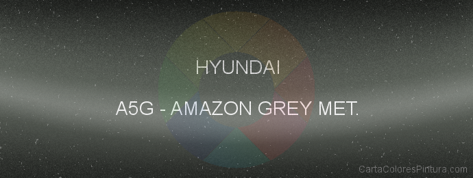 Pintura Hyundai A5G Amazon Grey Met.