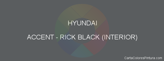 Pintura Hyundai ACCENT Rick Black (interior)