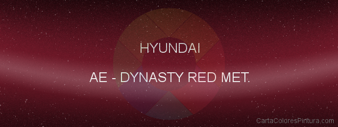 Pintura Hyundai AE Dynasty Red Met.