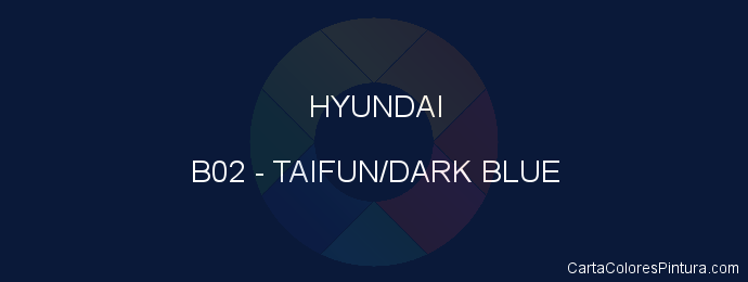 Pintura Hyundai B02 Taifun/dark Blue