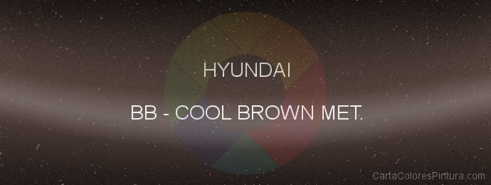 Pintura Hyundai BB Cool Brown Met.