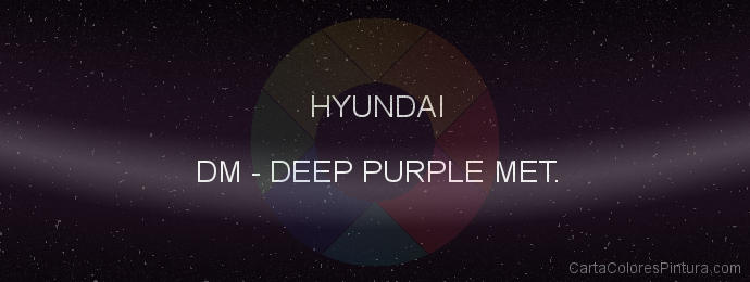 Pintura Hyundai DM Deep Purple Met.