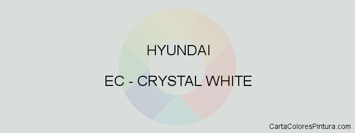 Pintura Hyundai EC Crystal White