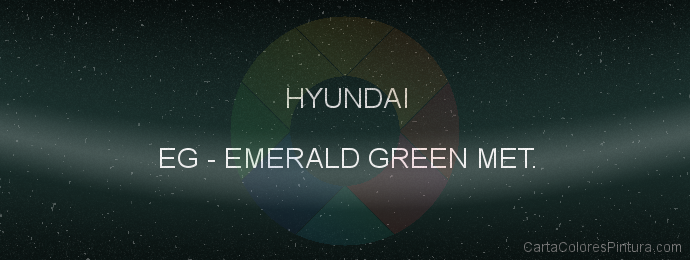 Pintura Hyundai EG Emerald Green Met.