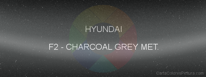 Pintura Hyundai F2 Charcoal Grey Met.