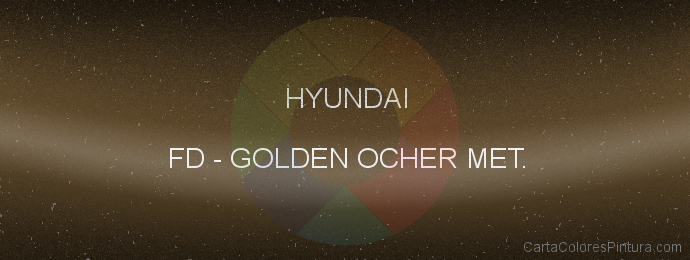 Pintura Hyundai FD Golden Ocher Met.