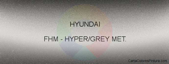 Pintura Hyundai FHM Hyper/grey Met.