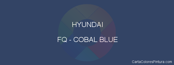 Pintura Hyundai FQ Cobal Blue