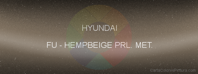 Pintura Hyundai FU Hempbeige Prl. Met.